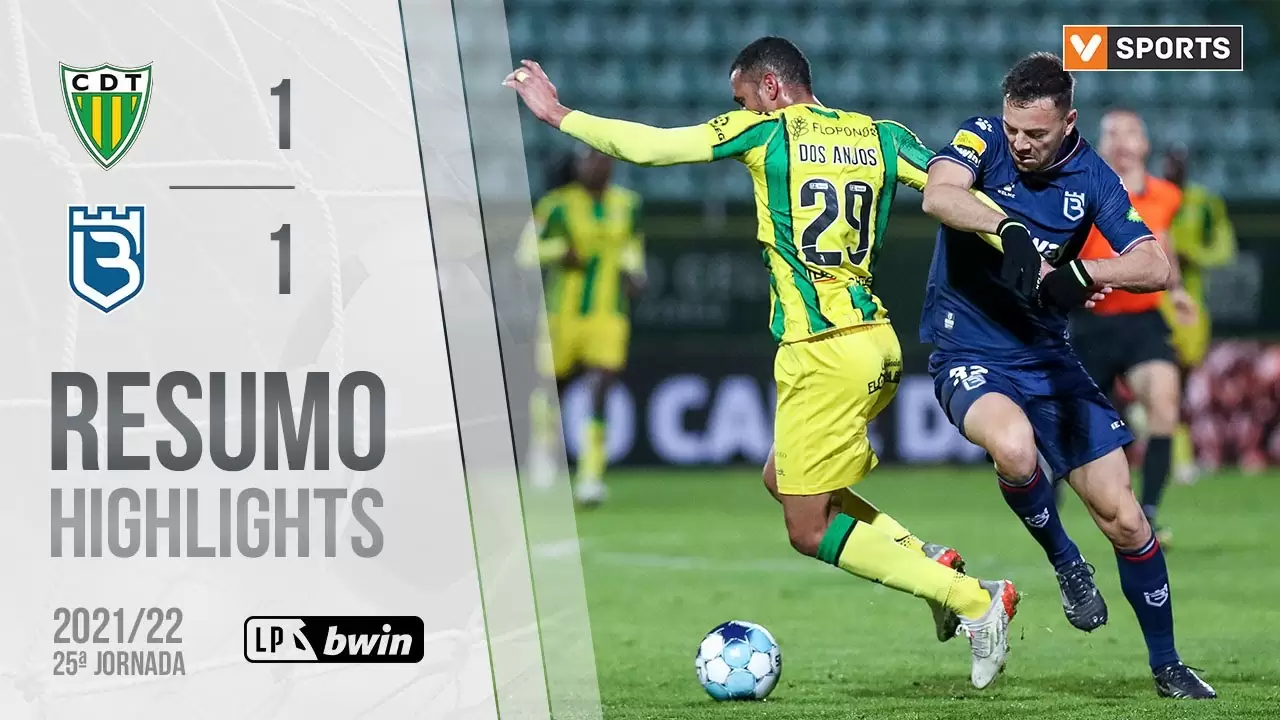 Highlights | Resumo: Tondela 1-1 Belenenses SAD (Liga 21/22 #25)