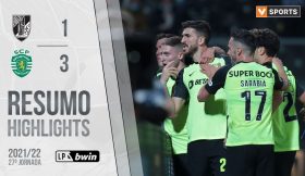 Highlights | Resumo: Vitória SC 1-3 Sporting (Liga 21/22 #27)