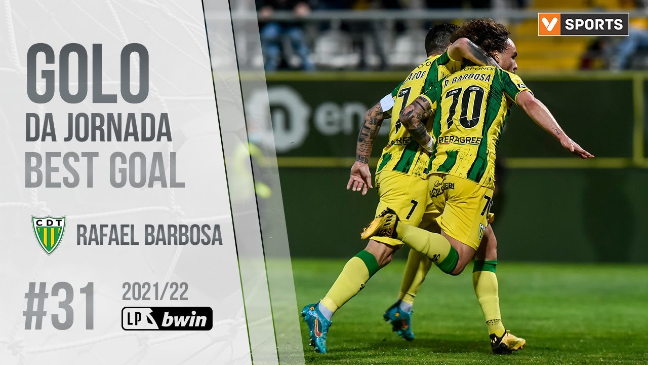 Golo da Jornada (Liga 21/22 #31): Rafael Barbosa (Tondela)