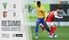 Highlights | Resumo: Estoril Praia 0-0 SC Braga (Liga 21/22 #30)