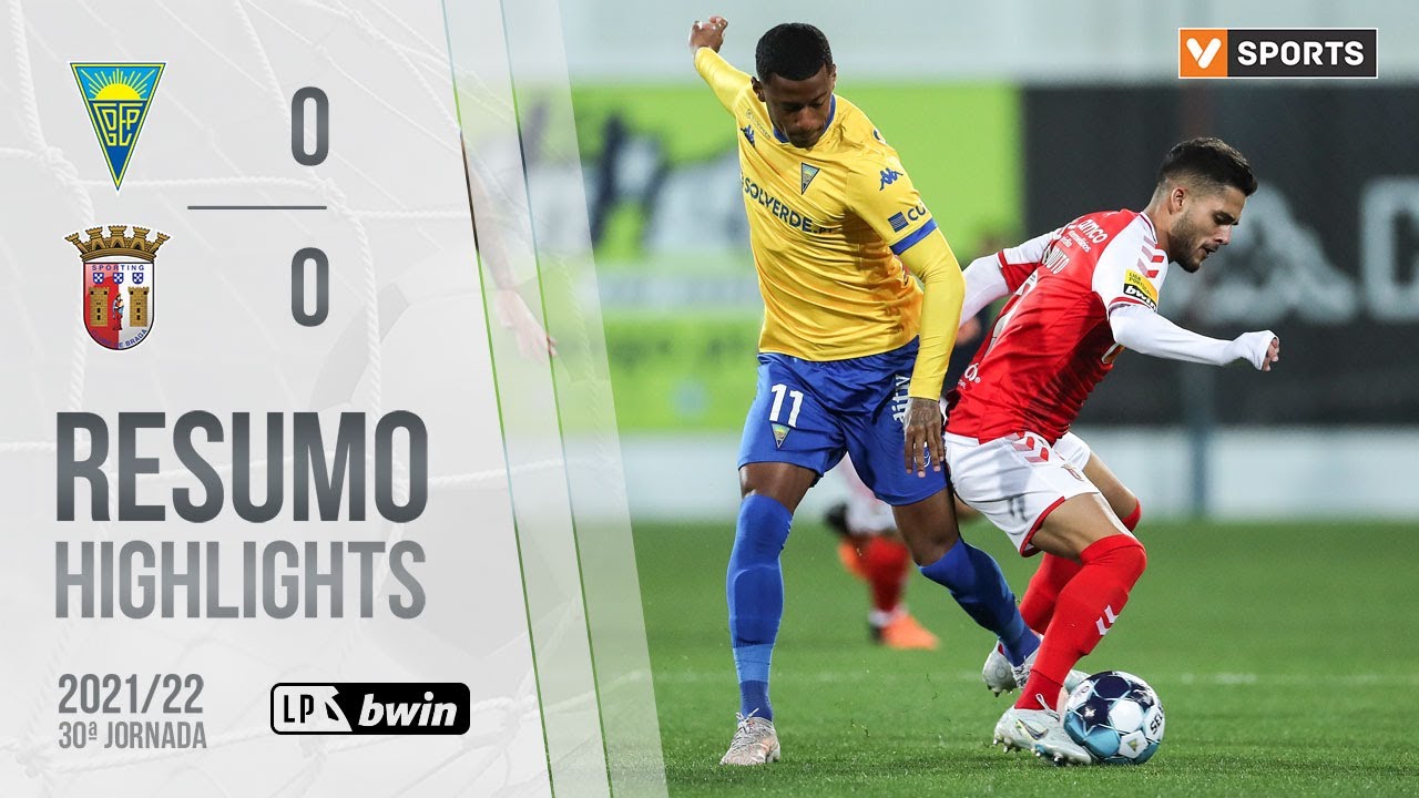 Highlights | Resumo: Estoril Praia 0-0 SC Braga (Liga 21/22 #30)