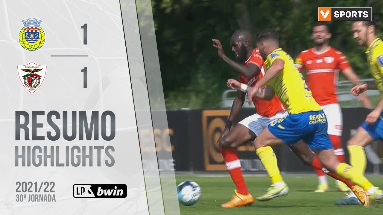 Highlights | Resumo: FC Arouca 1-1 Santa Clara (Liga 21/22 #30)