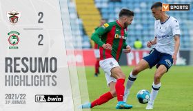 Highlights | Resumo: Santa Clara 2-2 Marítimo (Liga 21/22 #31)