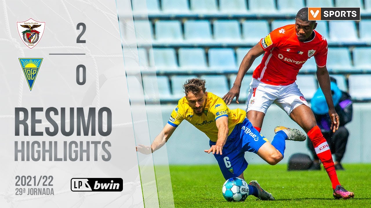 Highlights | Resumo: Santa Clara 2-0 Estoril Praia (Liga 21/22 #29)