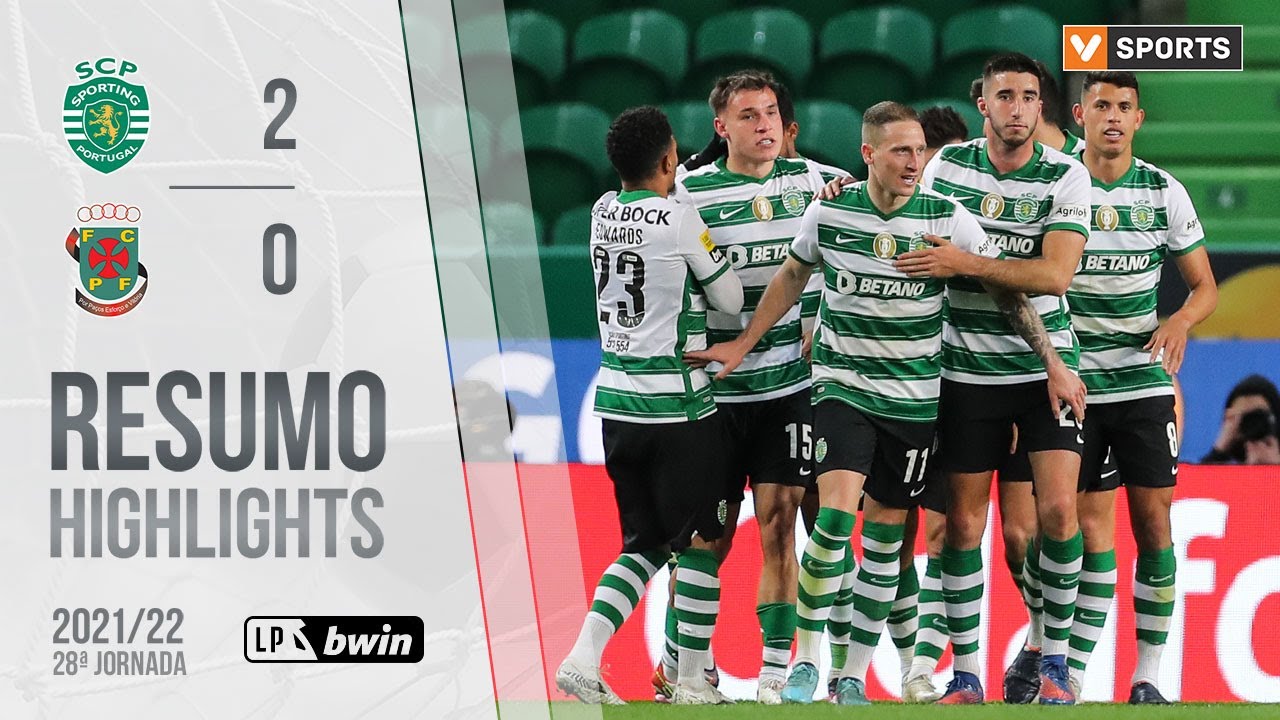 Highlights | Resumo: Sporting 2-0 Paços de Ferreira (Liga 21/22 #28)