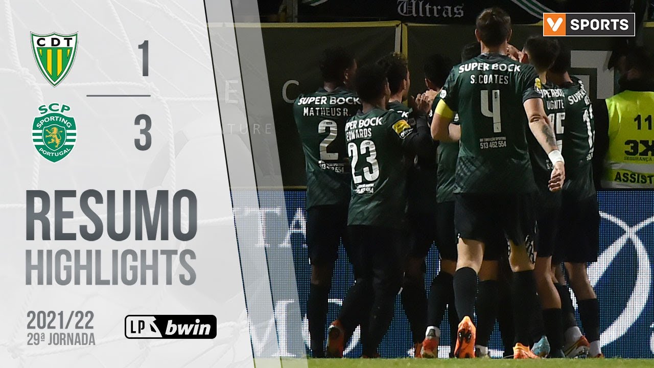 Highlights | Resumo: Tondela 1-3 Sporting (Liga 21/22 #29)