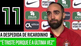 Ricardinho emociona-se: “É triste porque é a última vez”