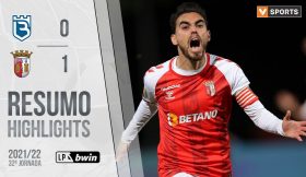 Highlights | Resumo: Belenenses SAD 0-1 SC Braga (Liga 21/22 #32)