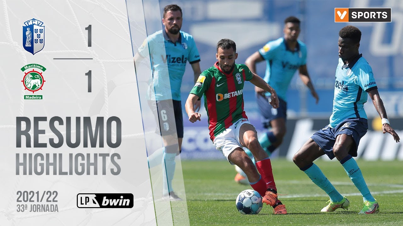 Highlights | Resumo: FC Vizela 1-1 Marítimo (Liga 21/22 #33)