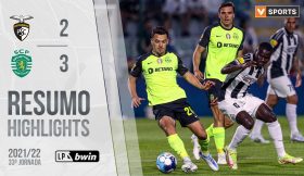 Highlights | Resumo: Portimonense 2-3 Sporting (Liga 21/22 #33)