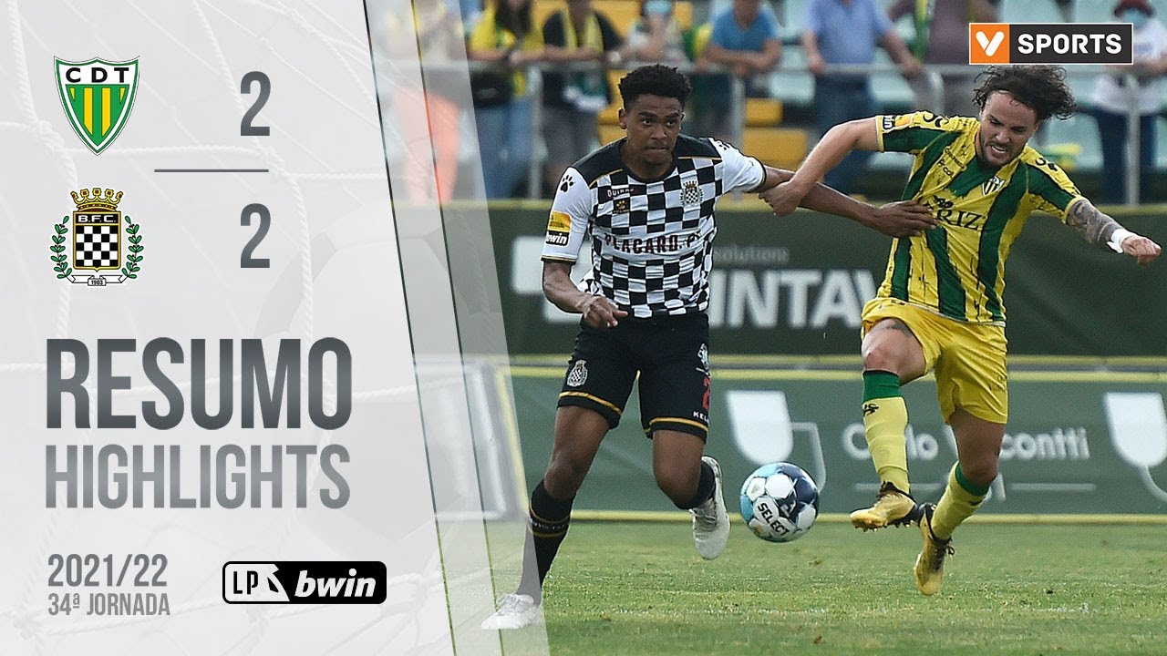 Highlights | Resumo: Tondela 2-2 Boavista (Liga 21/22 #34)