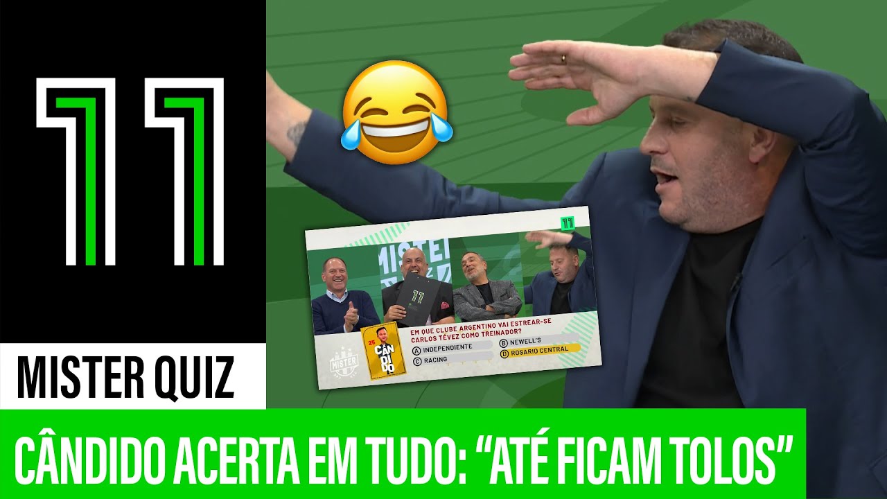 Cândido Costa ACERTA TUDO no Mister Quiz!