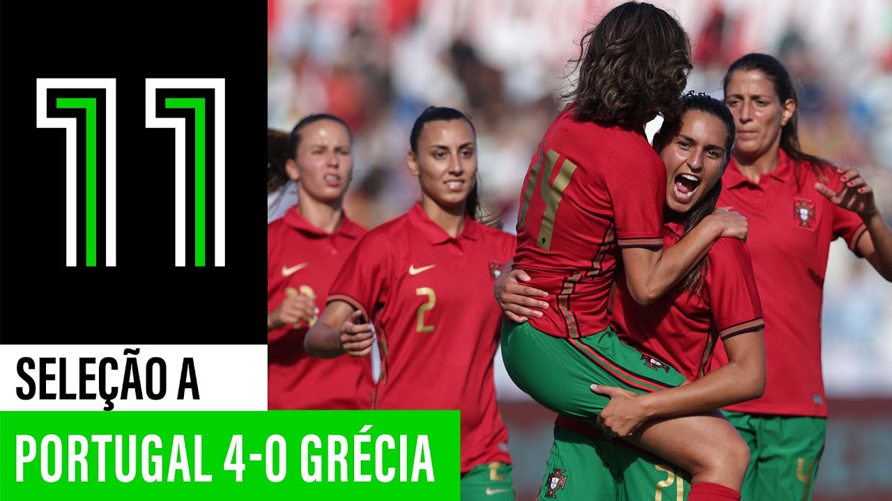 SNA Feminina: Portugal 4-0 Grécia