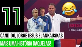 Cândido Costa e a HISTÓRIA IMPERDÍVEL de Jorge Jesus e Jankauskas!