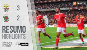 Highlights | Resumo: Benfica 3-2 Paços de Ferreira (Liga 22/23 #3)