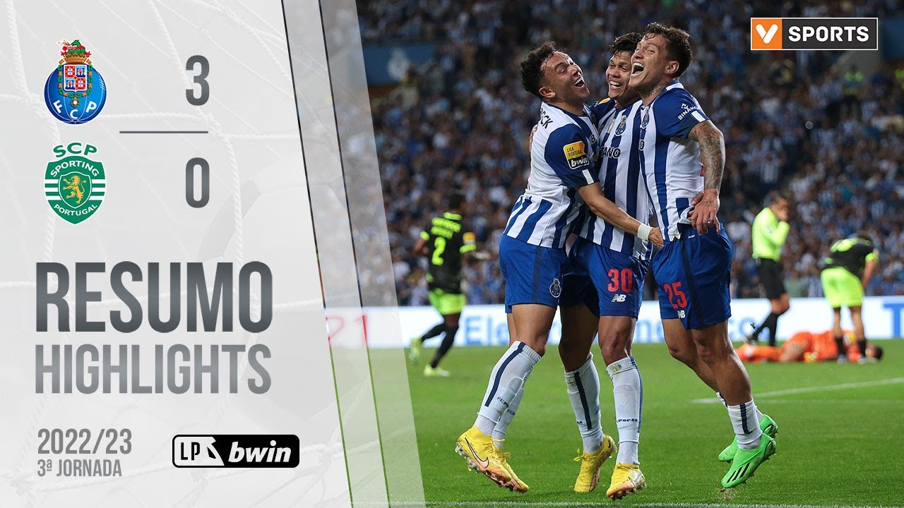 Highlights | Resumo: FC Porto 3-0 Sporting (Liga 22/23 #3)