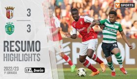 Highlights | Resumo: SC Braga 3-3 Sporting (Liga 22/23 #1)