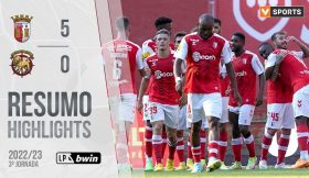 Highlights | Resumo: SC Braga 5-0 Marítimo (Liga 22/23 #3)