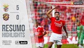 Highlights | Resumo: Benfica 5-0 Marítimo (Liga 22/23 #7)