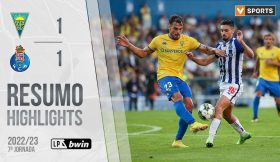 Highlights | Resumo: Estoril Praia 1-1 FC Porto (Liga 22/23 #7)