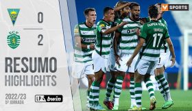 Highlights | Resumo: Estoril Praia 0-2 Sporting (Liga 22/23 #5)