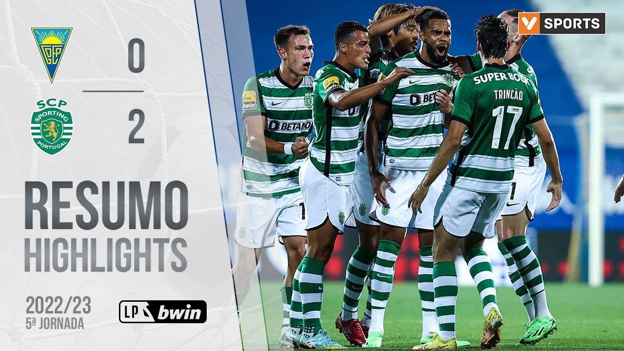 Highlights | Resumo: Estoril Praia 0-2 Sporting (Liga 22/23 #5)