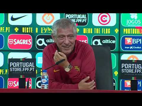 Vídeo: A pergunta sobre Luis Enrique que provocou uma risada a Fernando Santos