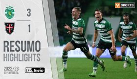 Highlights | Resumo: Sporting 3-1 Casa Pia AC (Liga 22/23 #10)