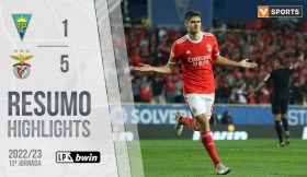 Highlights | Resumo: Estoril Praia 1-5 Benfica (Liga 22/23 #12)