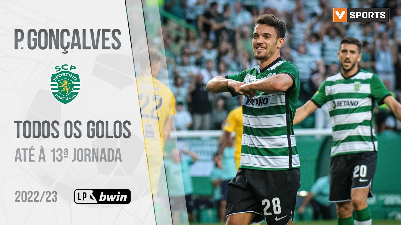 Pedro Gonçalves (Sporting): Golos até à 13.ª jornada (Liga 2022/2023)