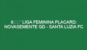 🔴 LIGA FEMININA PLACARD: NOVASEMENTE GD – SANTA LUZIA FC