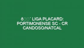 🔴 LIGA PLACARD: PORTIMONENSE SC – CR CANDOSO/NATCAL