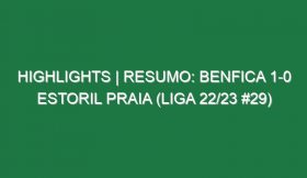 Highlights | Resumo: Benfica 1-0 Estoril Praia (Liga 22/23 #29)