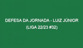 Defesa da jornada – Luiz Júnior (Liga 22/23 #32)