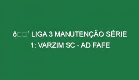 🔴 LIGA 3 MANUTENÇÃO SÉRIE 1: VARZIM SC – AD FAFE