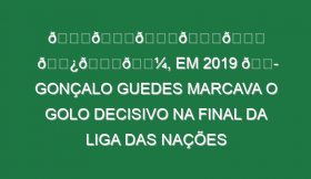 𝙉𝙀𝙎𝙏𝙀 𝘿𝙄𝘼, em 2019 💭 Gonçalo Guedes marcava o golo decisivo na final da Liga das Nações