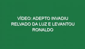 Vídeo: Adepto invadiu relvado da Luz e levantou Ronaldo