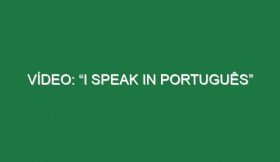 Vídeo: “I speak in português”