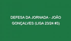 Defesa da jornada – João Gonçalves (Liga 23/24 #3)