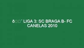 🔴 LIGA 3: SC BRAGA B- FC CANELAS 2010