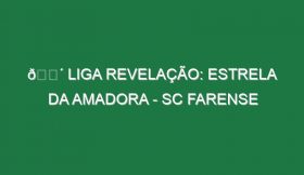 🔴 LIGA REVELAÇÃO: ESTRELA DA AMADORA – SC FARENSE