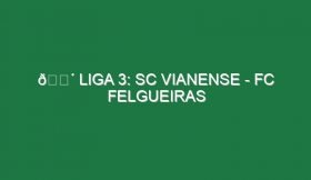 🔴 LIGA 3: SC VIANENSE – FC FELGUEIRAS