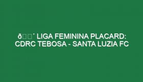 🔴 LIGA FEMININA PLACARD: CDRC TEBOSA – SANTA LUZIA FC