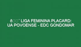 🔴 LIGA FEMININA PLACARD: UA POVOENSE – EDC GONDOMAR