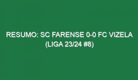 Resumo: SC Farense 0-0 FC Vizela (Liga 23/24 #8)