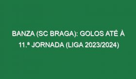 Banza (SC Braga): Golos até à 11.ª jornada (Liga 2023/2024)