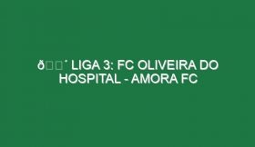 🔴 LIGA 3: FC OLIVEIRA DO HOSPITAL – AMORA FC