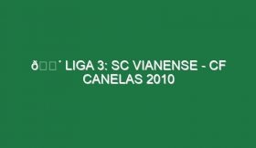 🔴 LIGA 3: SC VIANENSE – CF CANELAS 2010