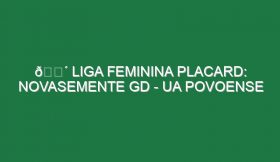 🔴 LIGA FEMININA PLACARD: NOVASEMENTE GD – UA POVOENSE