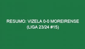 Resumo: Vizela 0-0 Moreirense (Liga 23/24 #15)